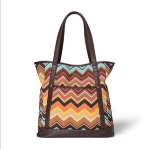 Missoni for Target Tote Multi Color Zig Zag